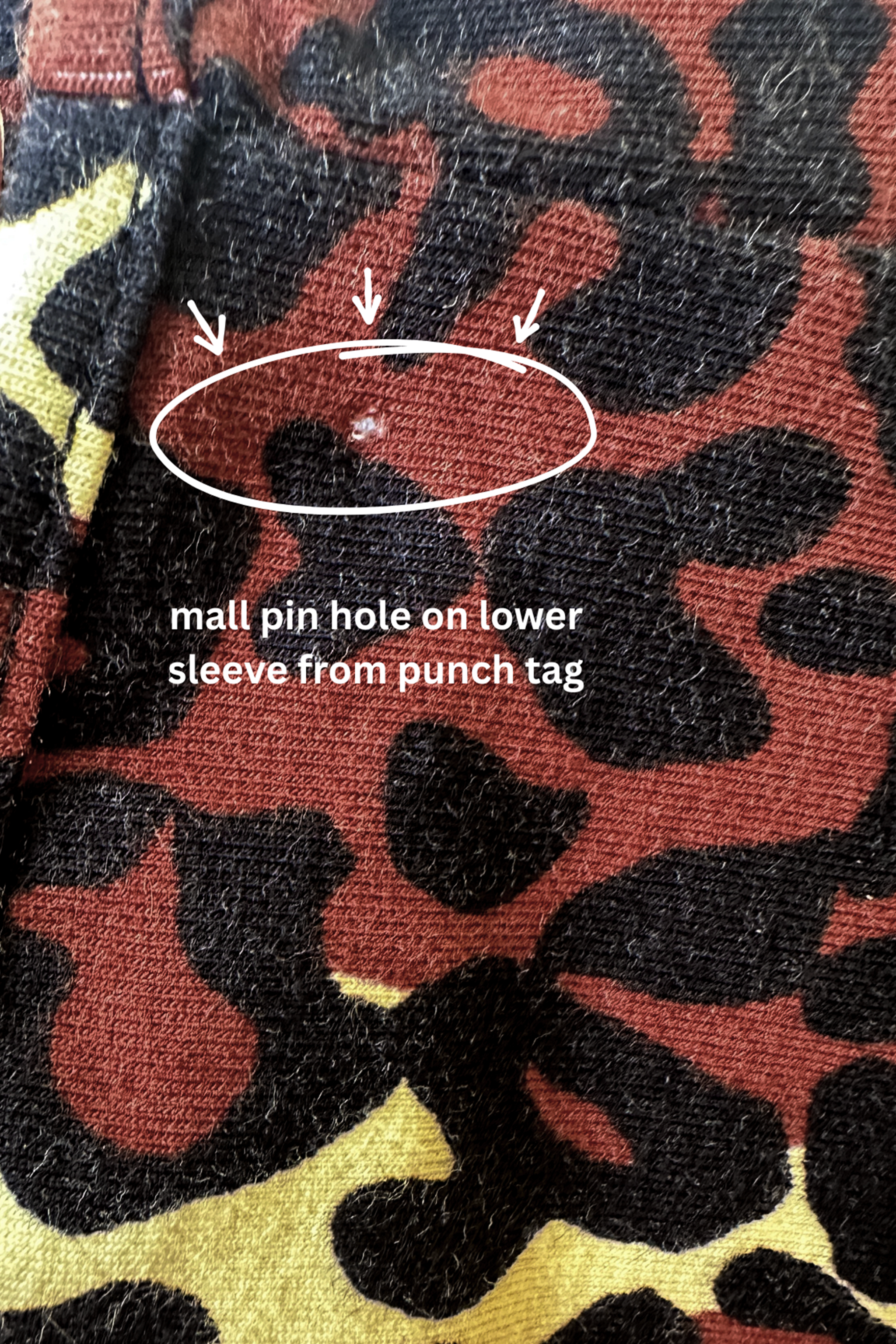2010 Dress Leopard Print Pale Yellow and Burnt Sienna XL