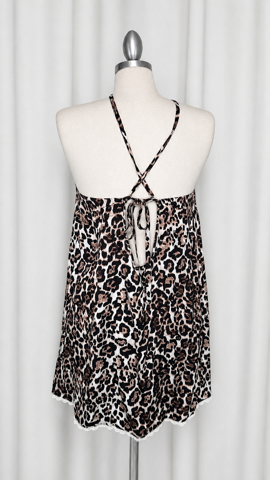 Aerie Leopard Print Viscose Slip Dress – XL