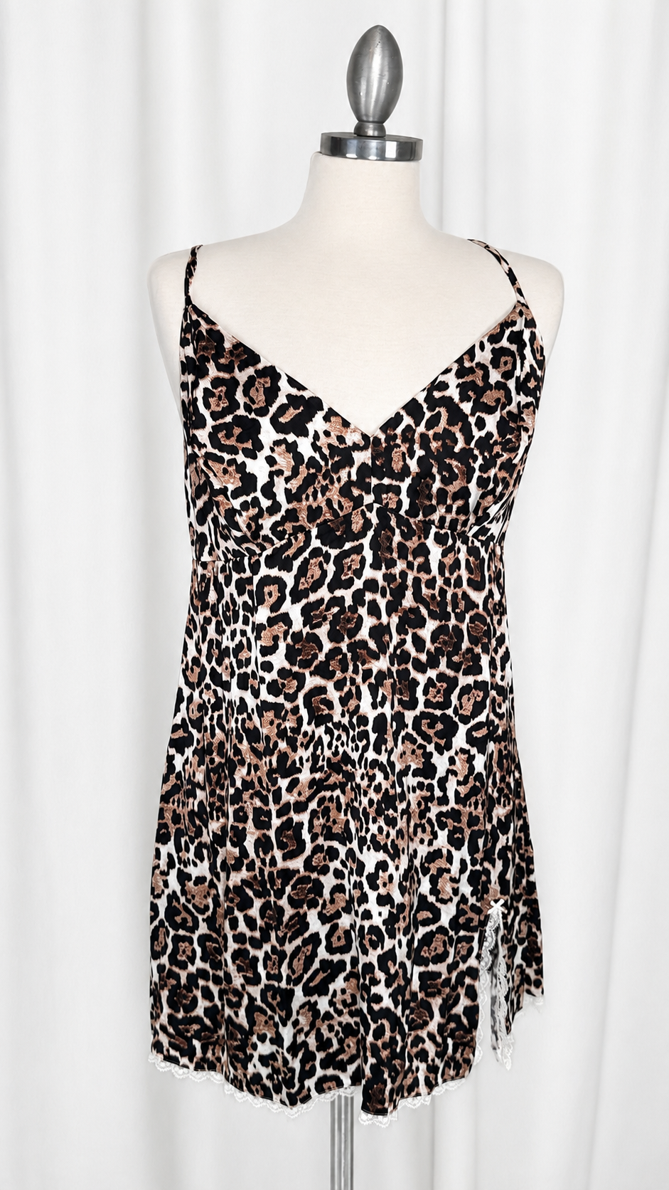 Aerie Leopard Print Viscose Slip Dress – XL