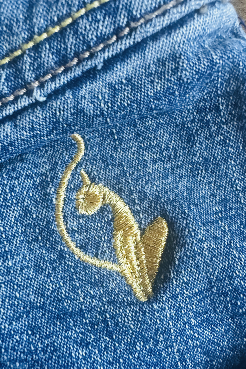 Y2K Baby Phat Contrast-Stitch Denim Capris — Size 16
